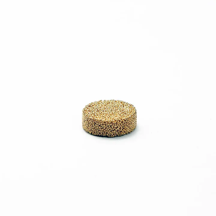 BRONZE FILTER DISC 20X1.5 10MICRON 
