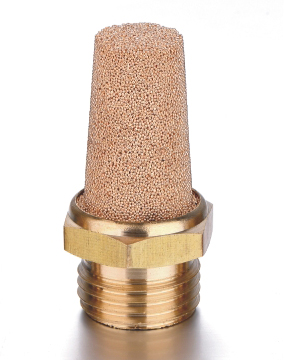  pneumatic muffler - SINTERED BRONZE MUFFLER TYPE BSL-B 1/4 NPT