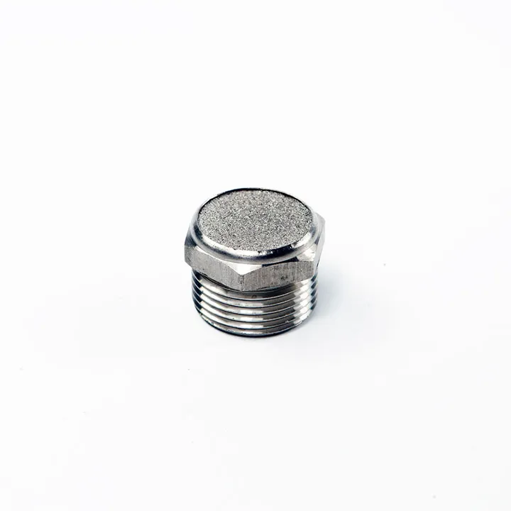 SINTERED STAINLESS STEEL MUFFLER TYPE BSL-SSM 1/4 BSP