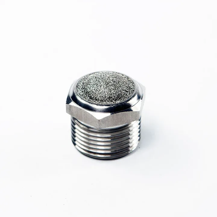 SINTERED STAINLESS STEEL MESH MUFFLER TYPE SSDV 1/8 BSP
