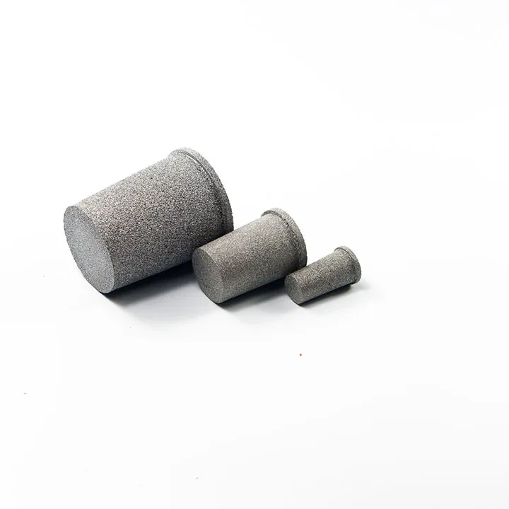  sintered porous metal filter for BSL-SSA type pneumatic muffler - STEEL FILTER CAP 12.3X20.1X29.5